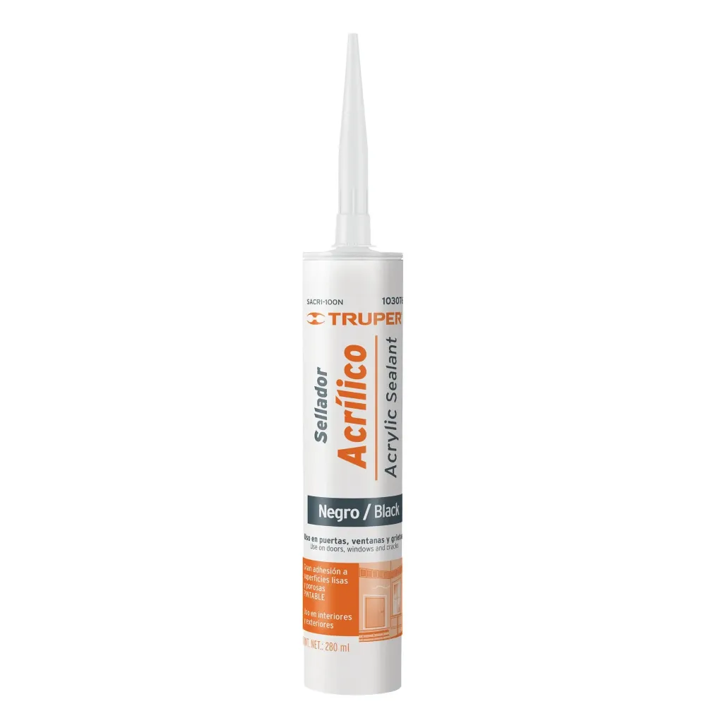 SELLADOR ACRILICO DE 280ML NEGRO 103076 TRUPER