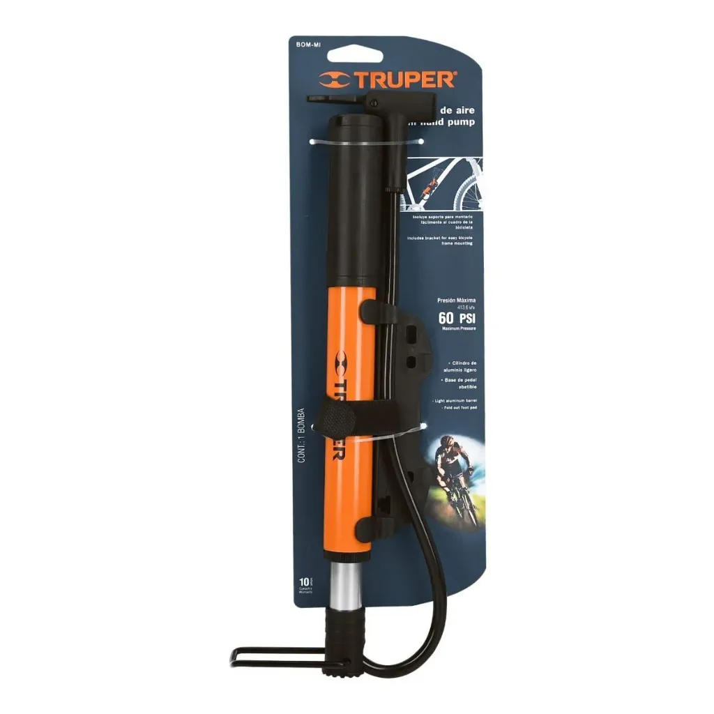 MINI BOMBA AIRE 60 psi TRUPER 13790