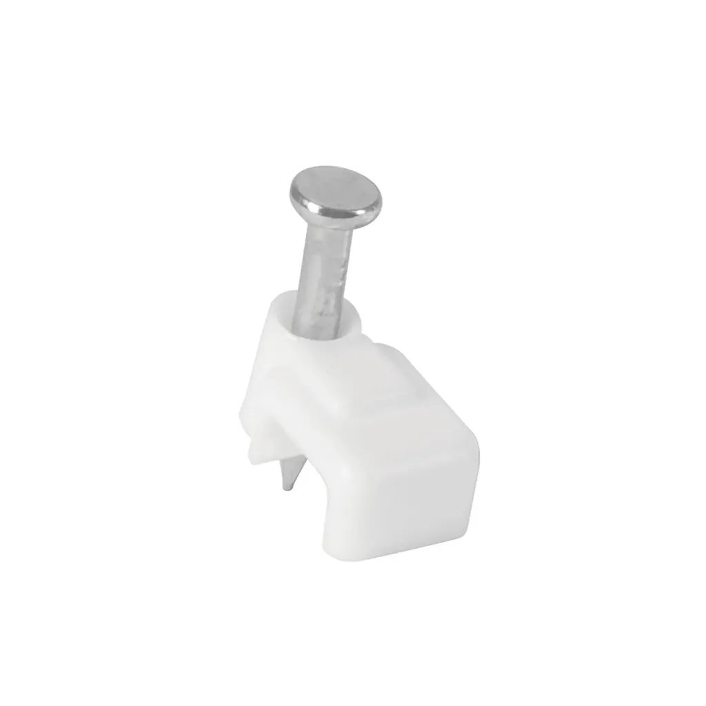 GRAPA PARA CABLE 3X6MM BLANCA BOLSA 20pz, VOLTECK (TRUPER) 48277