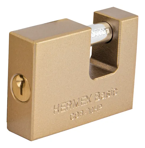 CANDADO ANTIPALANCA CUERPO HIERRO 70MM 23540 HERMEX BASIC
