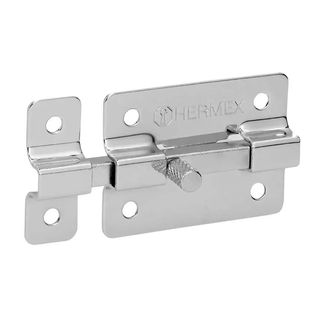 PASADOR DE BARRA PLANA CROMADO 2" HERMEX 43713