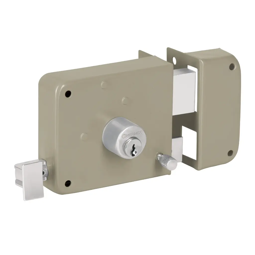 CERRADURA DE SOBREPONER DERECHA INS HERMEX BASIC 27047