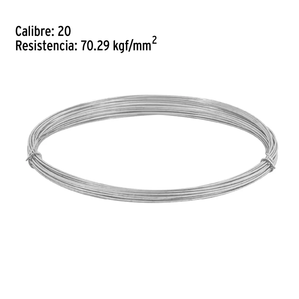 [45115] ALAMBRE GALVANIZADO 30G CAL 20 FIERO (TRUPER) 45115