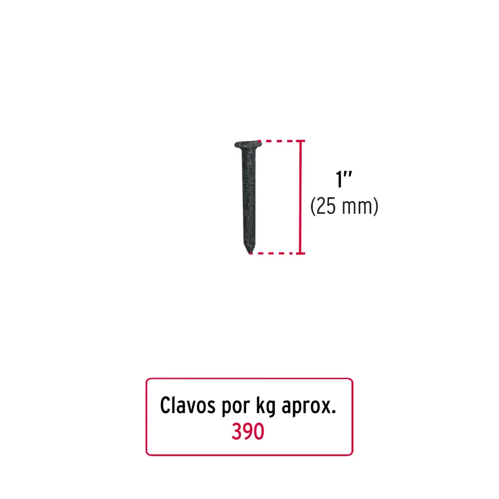 [44131] Clavo 1 para concreto 44131